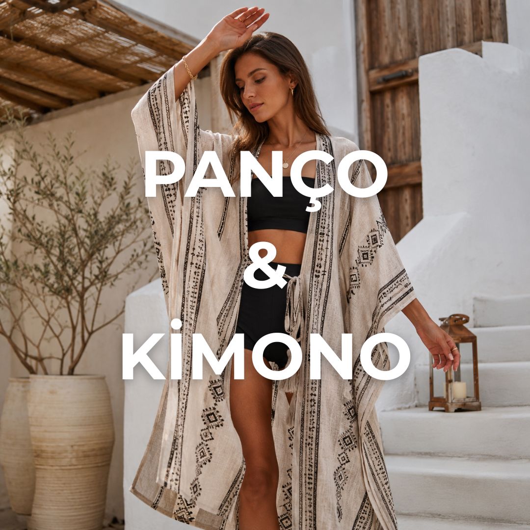 Kadın Panço & Kimono-Milagron.com
