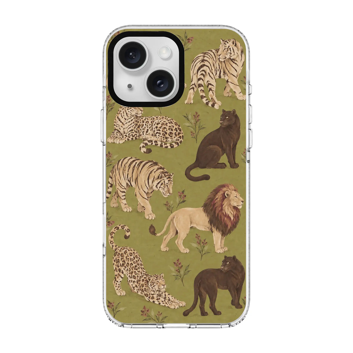 Wild Majesty-Clear Kılıf Magsafe Özellikli - Iphone 16E