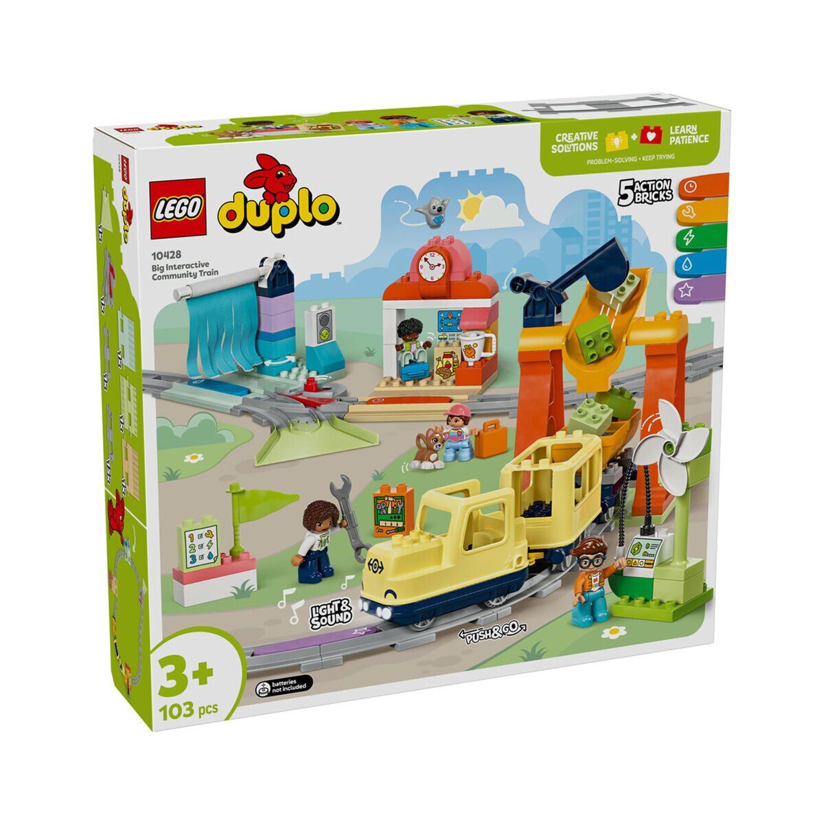 10428 Lego Duplo Büyük İNteraktif Mahalle Treni 103 Parça +3 Yaş