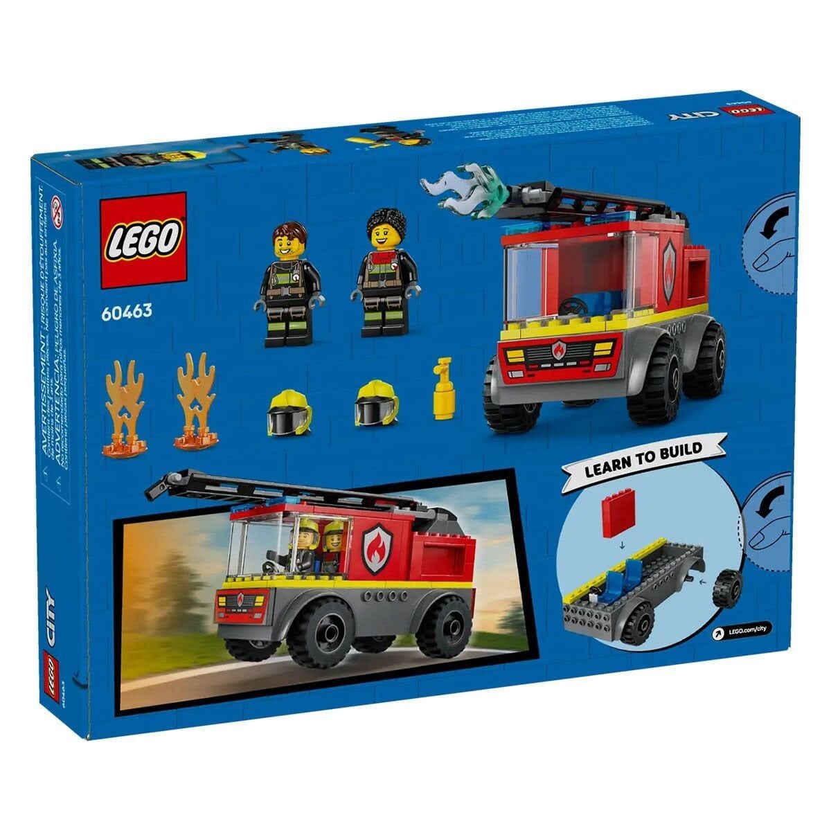 60463 Lego City Merdivenli İTfaiye Kamyonu 82 Parça +4 Yaş