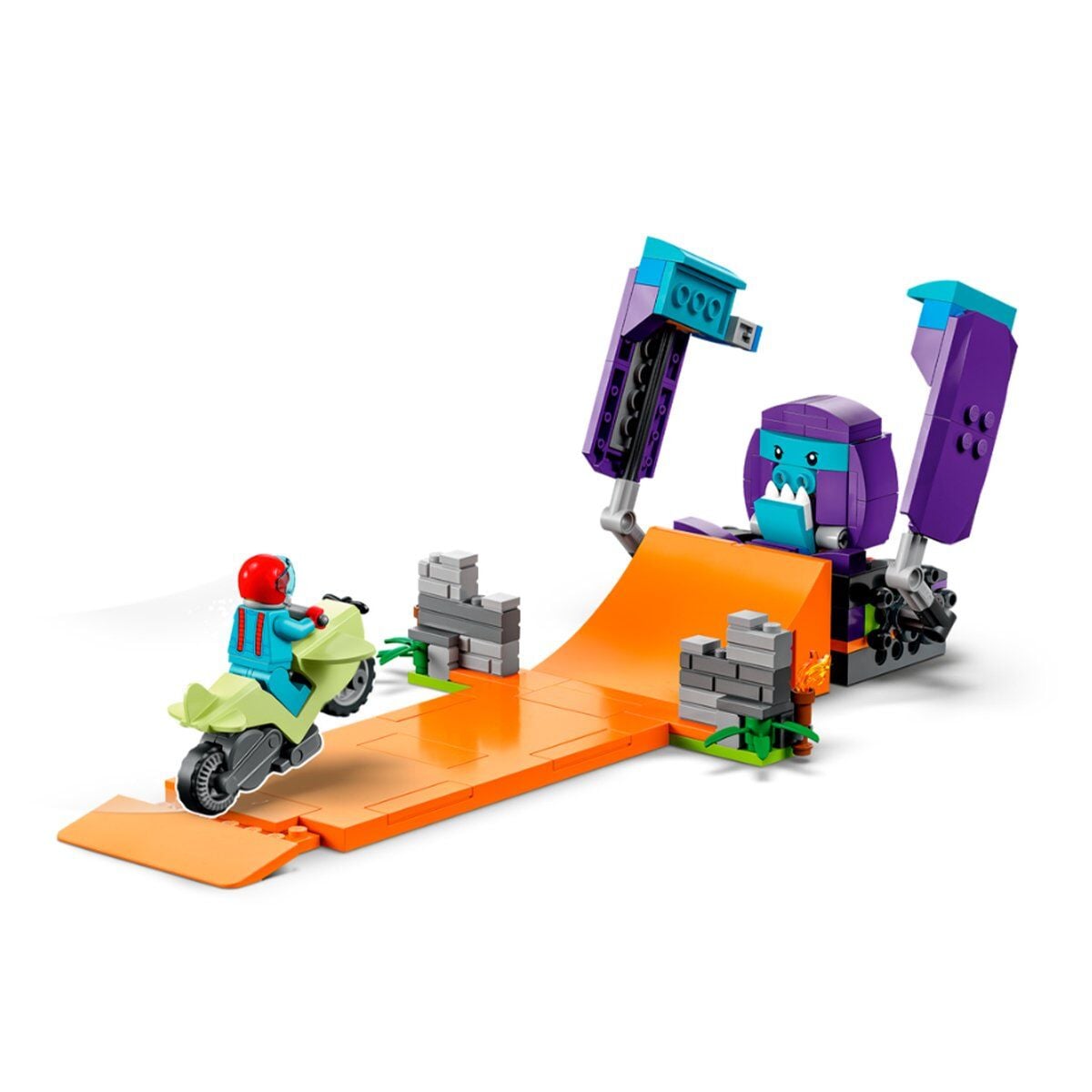 60338 Lego City - Şempanze Yumruğu Gösteri Çemberi 226 Parça +7 Yaş