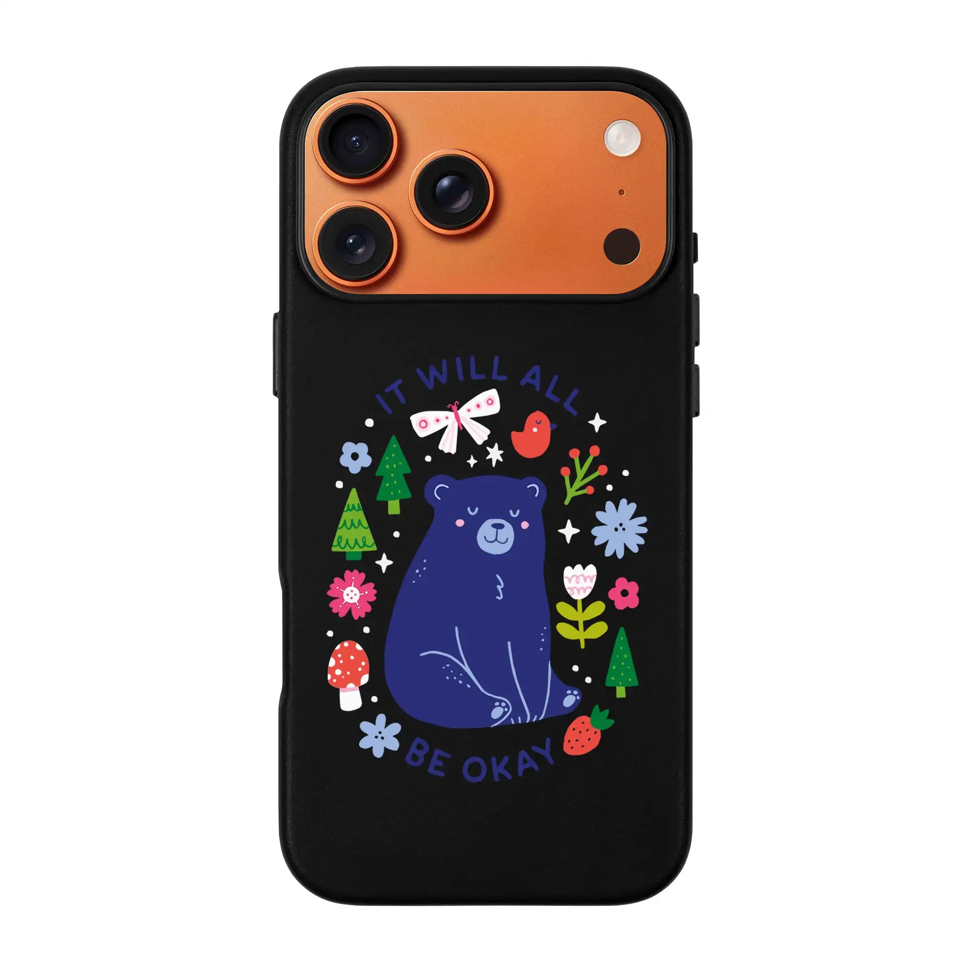 Be Okay-Signature Leather Kılıf Magsafe Özellikli - Iphone 17 Pro Max