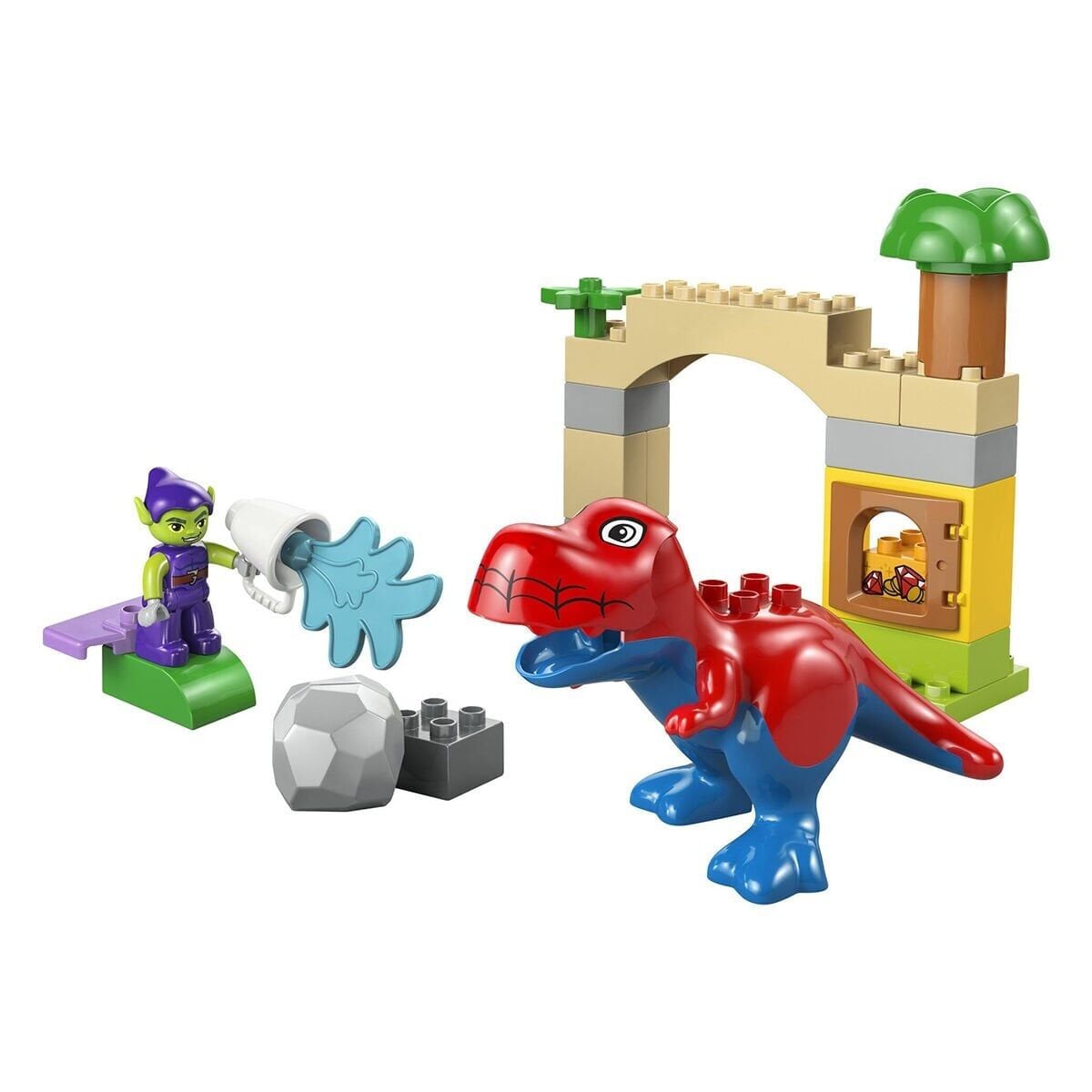 10463 Lego Duplo Dinozor Spidey-Rex, Yeşil Gobline Karşı 25 Parça +2 Yaş