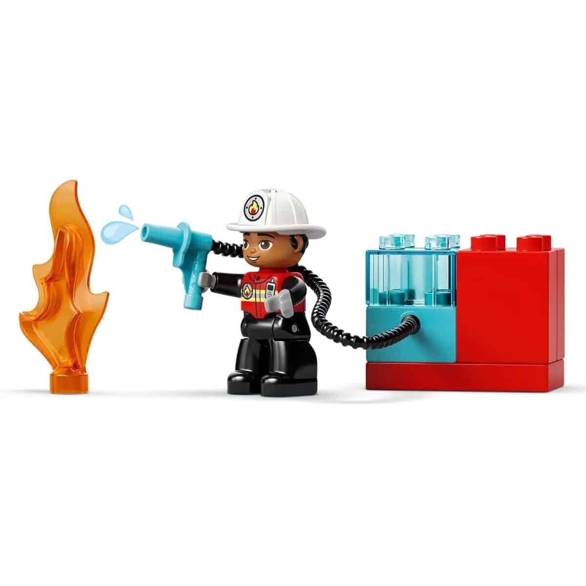 10473 Lego Duplo Hortumlu İTfaiye Aracı Ve İTfaiyeci 28 Parça +2 Yaş