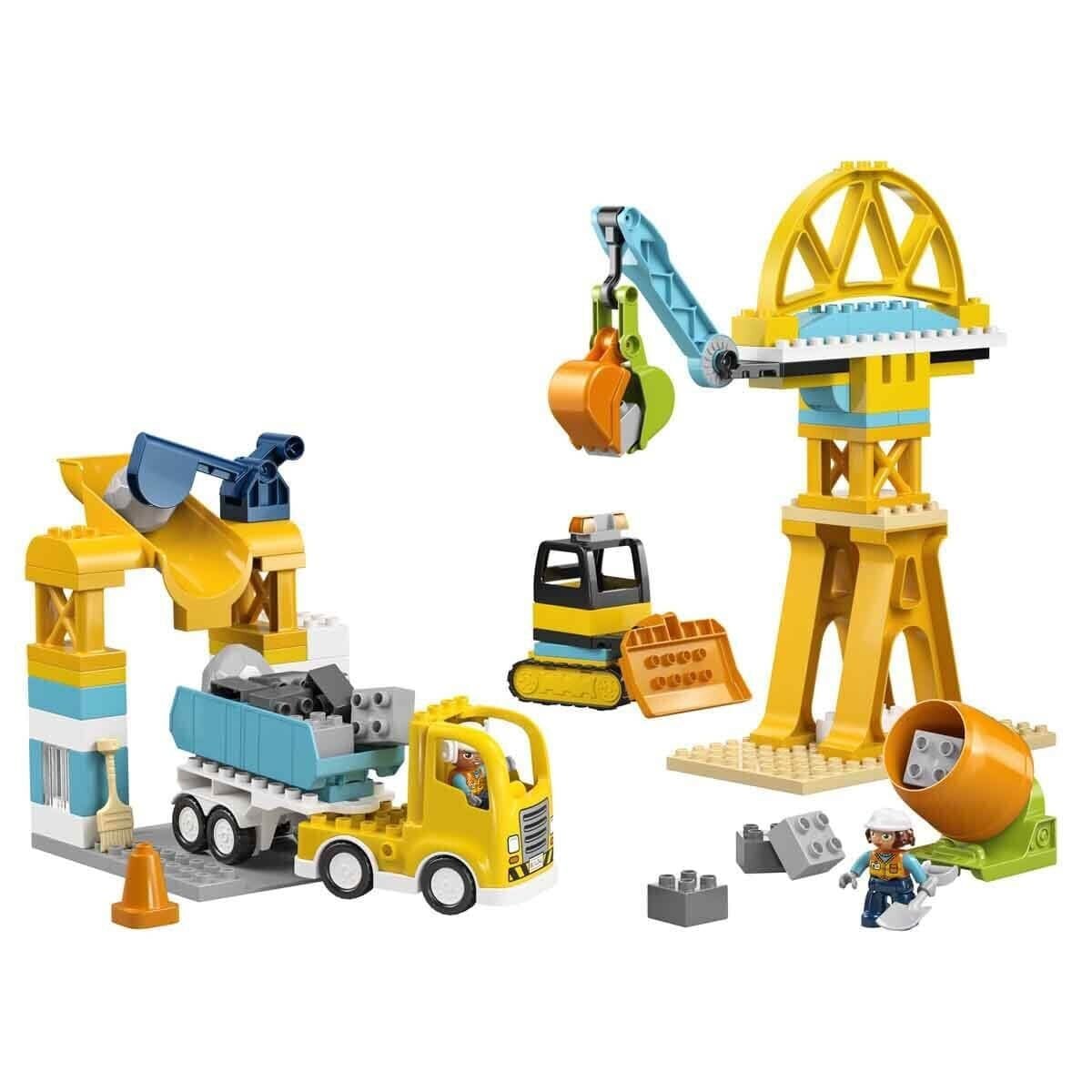 10476 Lego Duplo İNşaat Sahası Ve Araçları 84 Parça +3 Yaş