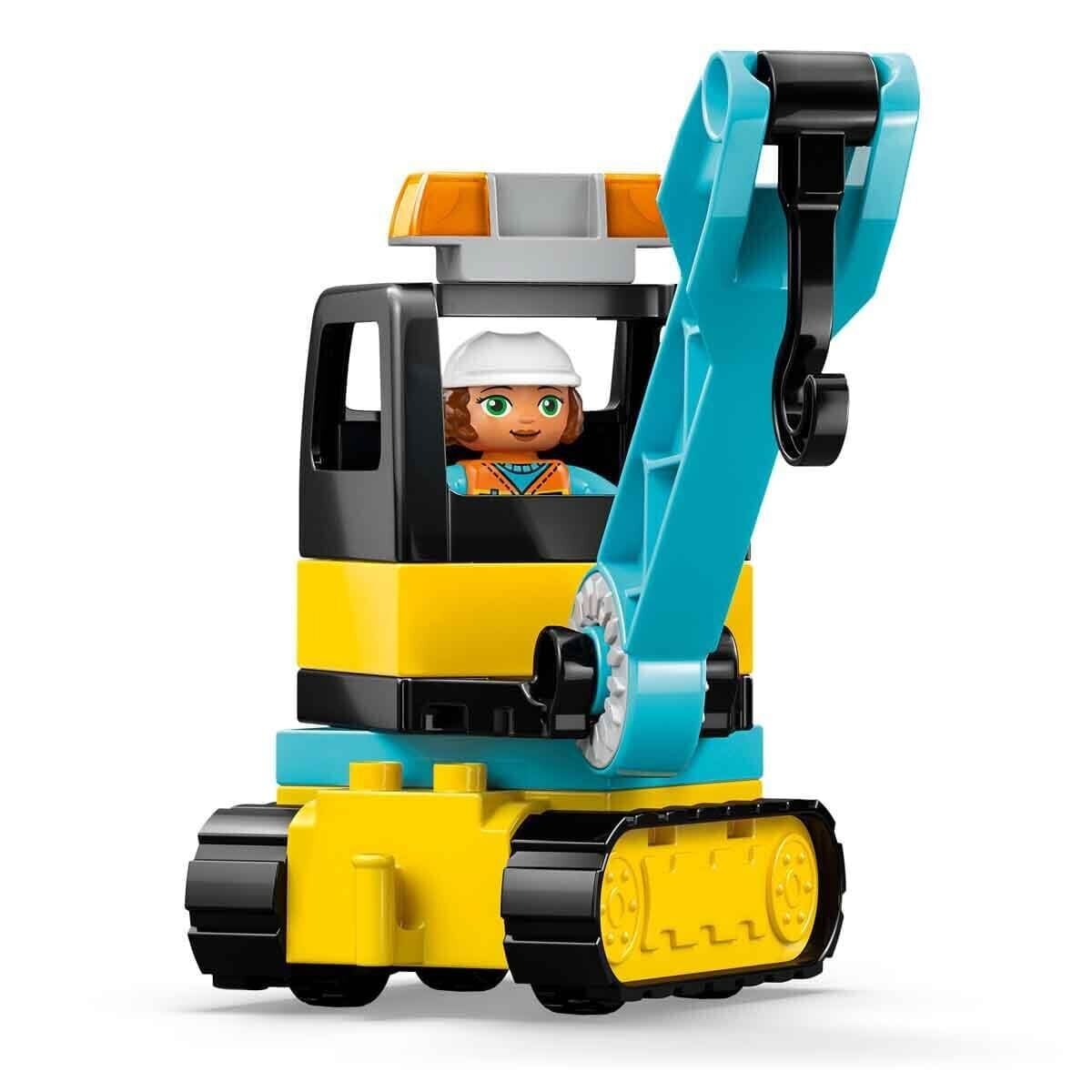 10476 Lego Duplo İNşaat Sahası Ve Araçları 84 Parça +3 Yaş