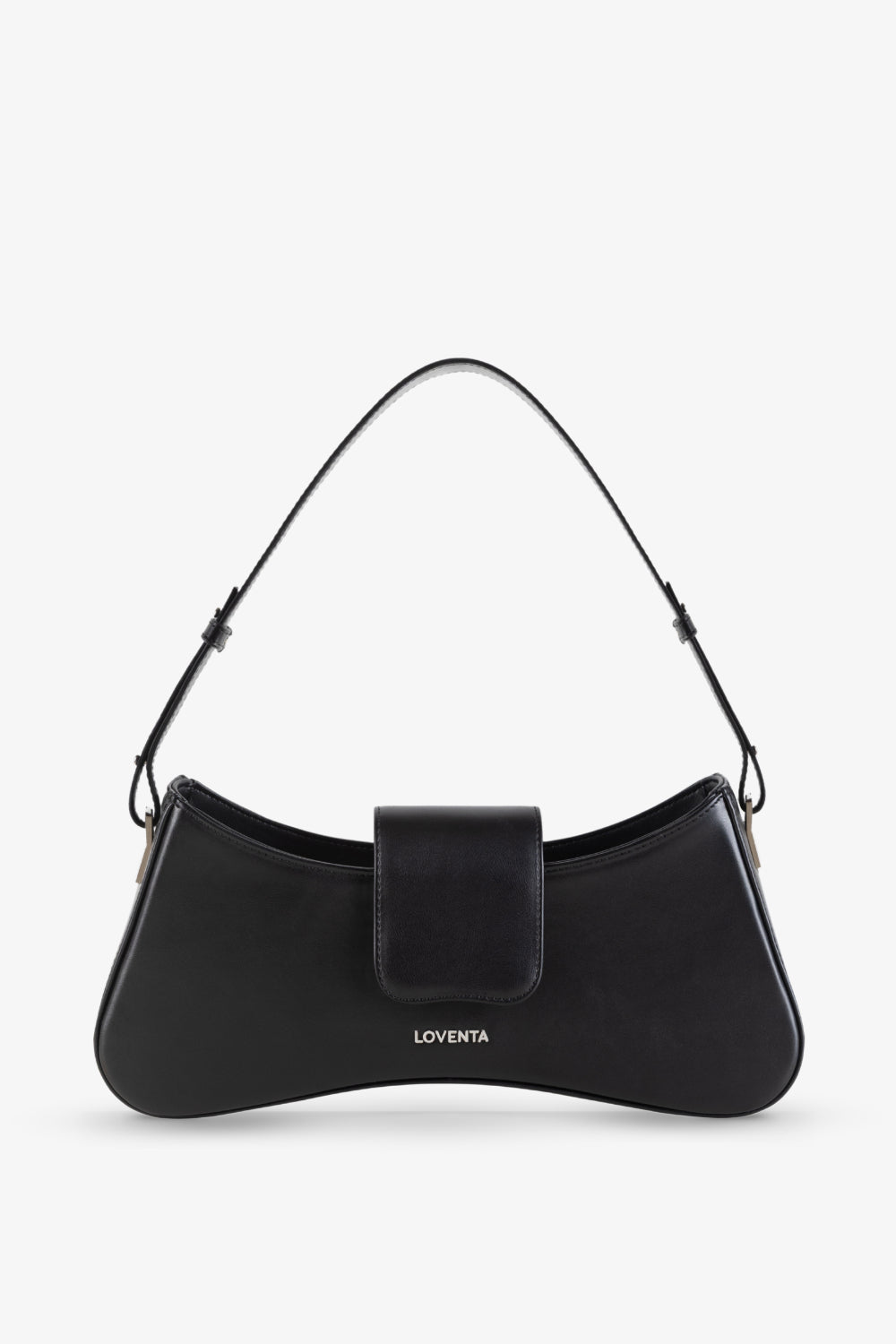 Ayarlanabilir Askılı Omuz Çantası Greta Siyah - 0