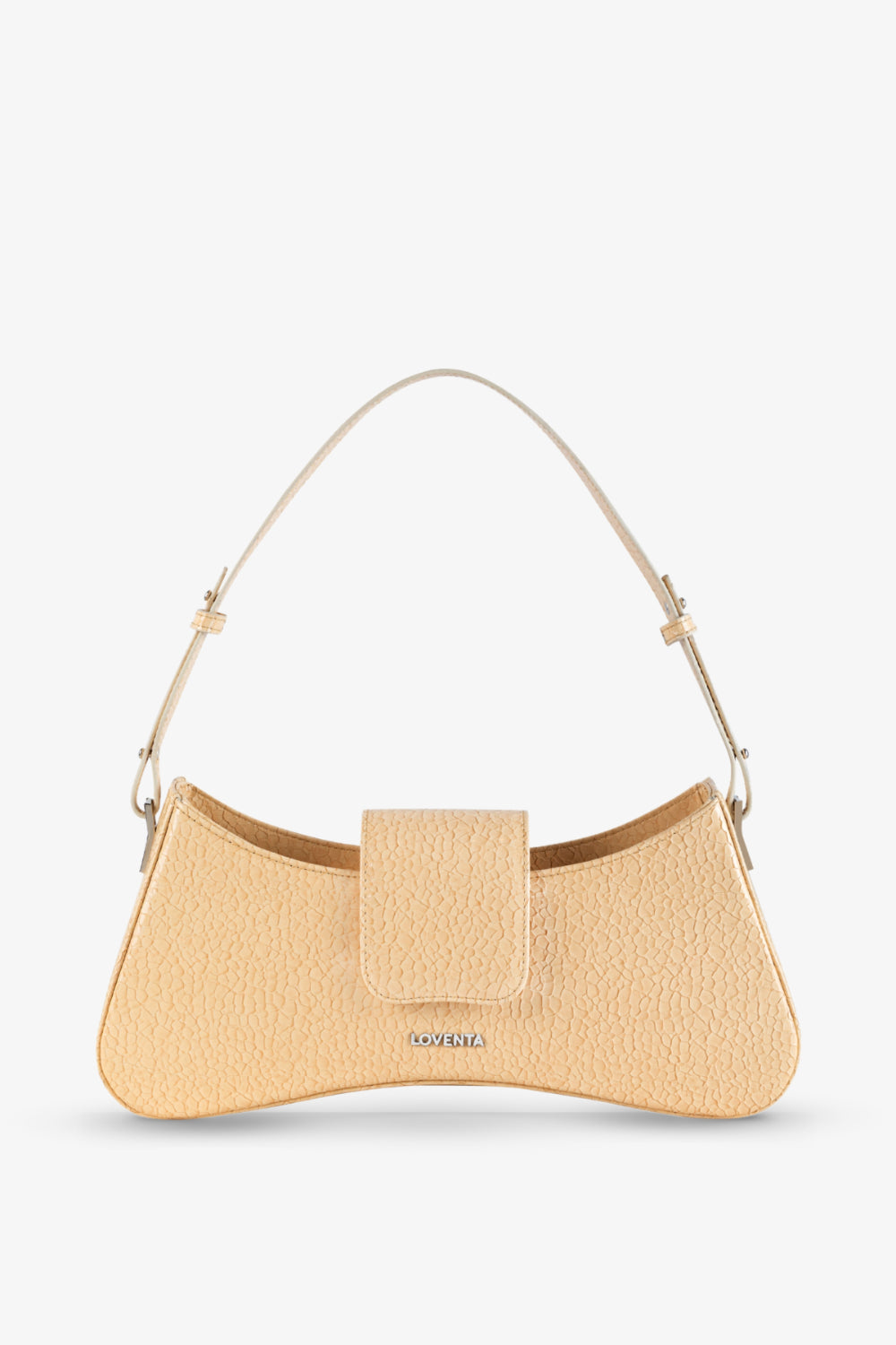 Ayarlanabilir Askılı Omuz Çantası Greta Açık Sarı - 0