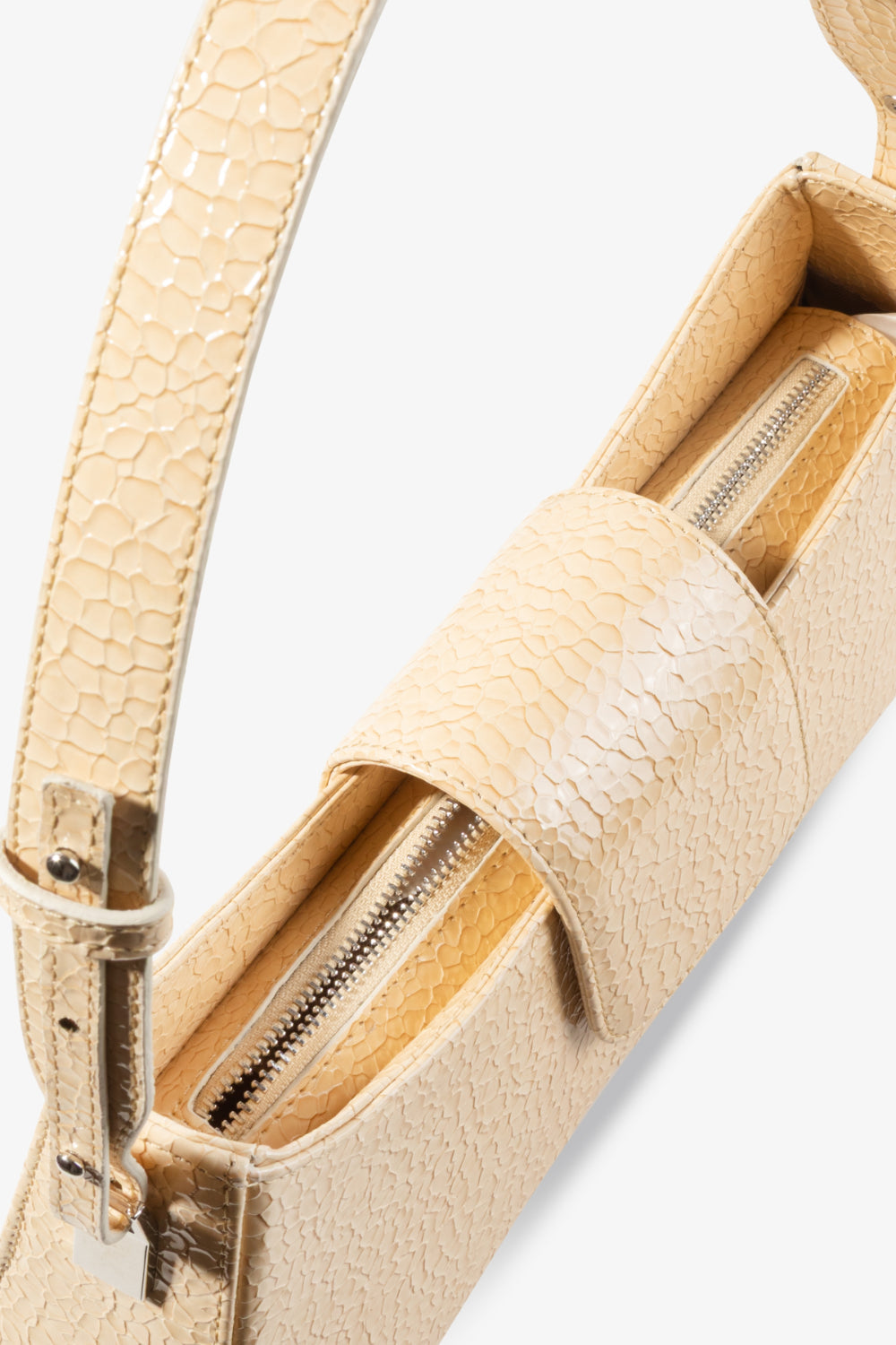 Ayarlanabilir Askılı Omuz Çantası Greta Açık Sarı - 5