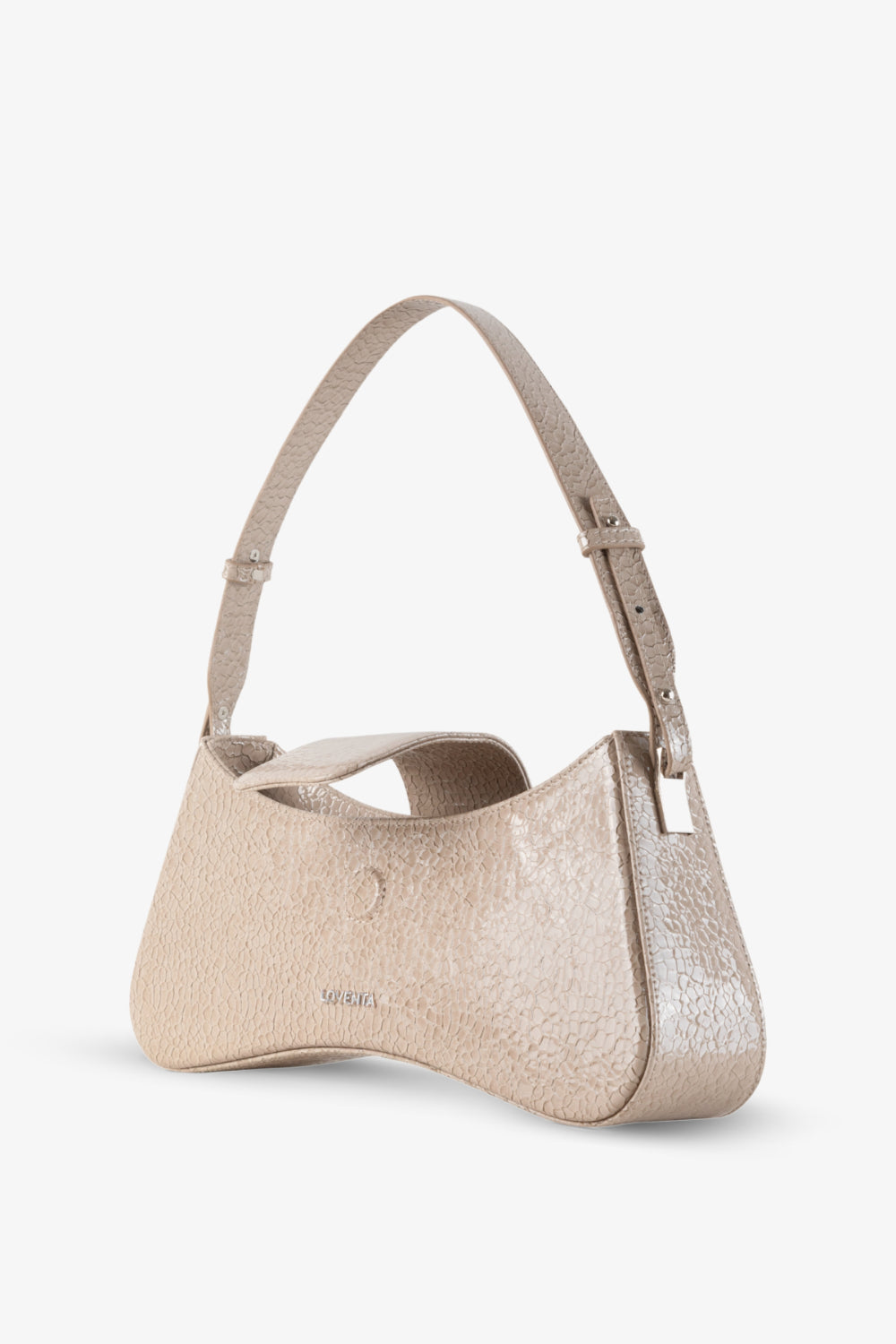 Ayarlanabilir Askılı Omuz Çantası Greta Vizon - 4