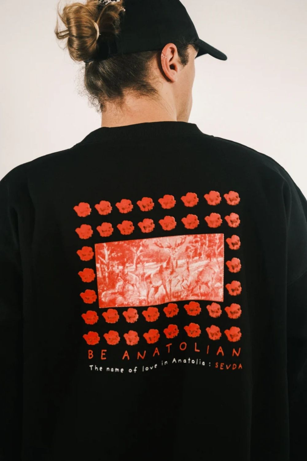 Sevda Unisex Oversized Sweatshirt - 4