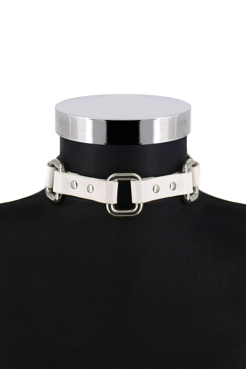 Chain Choker White Silver - 0