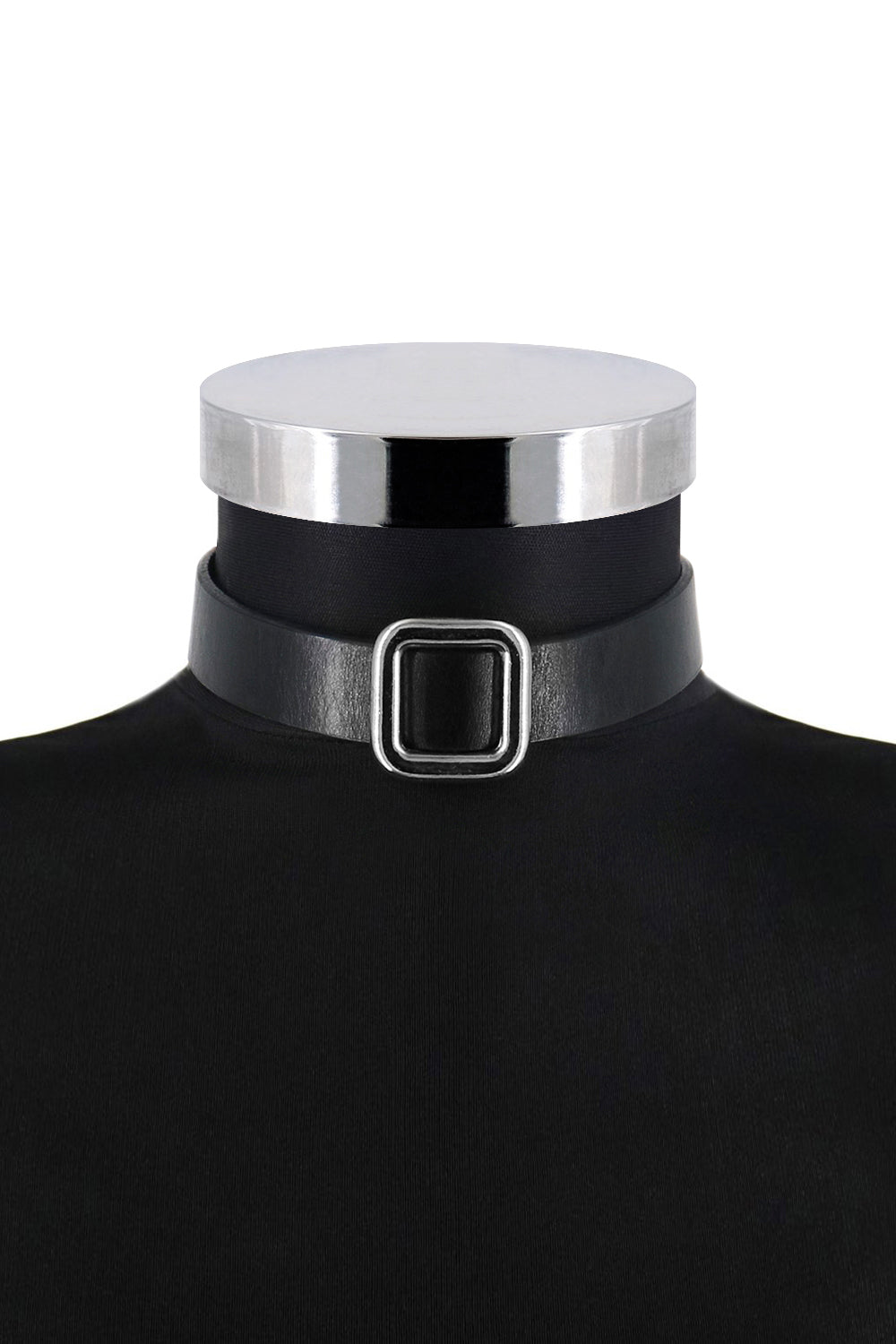 Square Choker Silver - 0