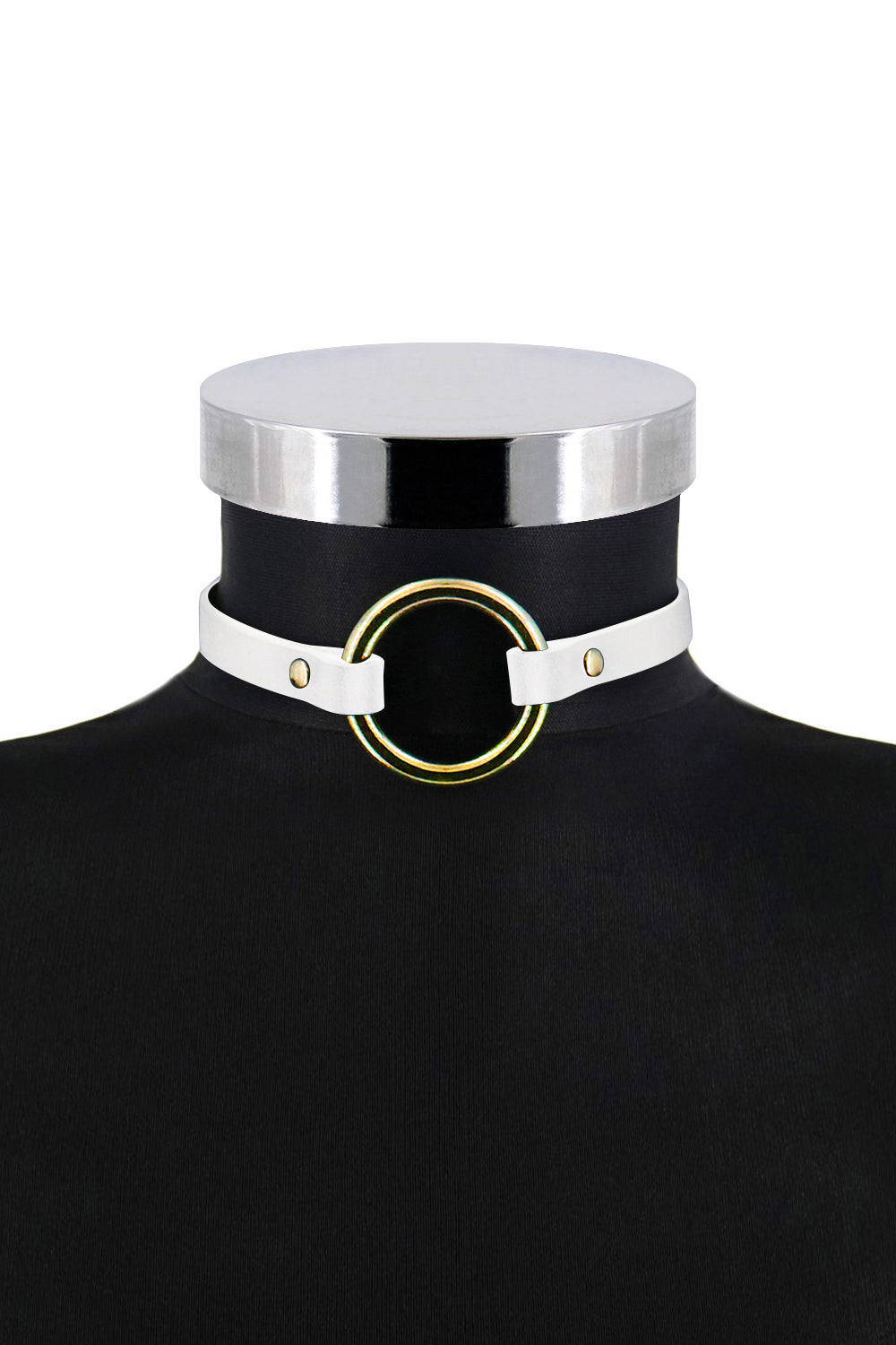 Ring Choker White Gold - 0