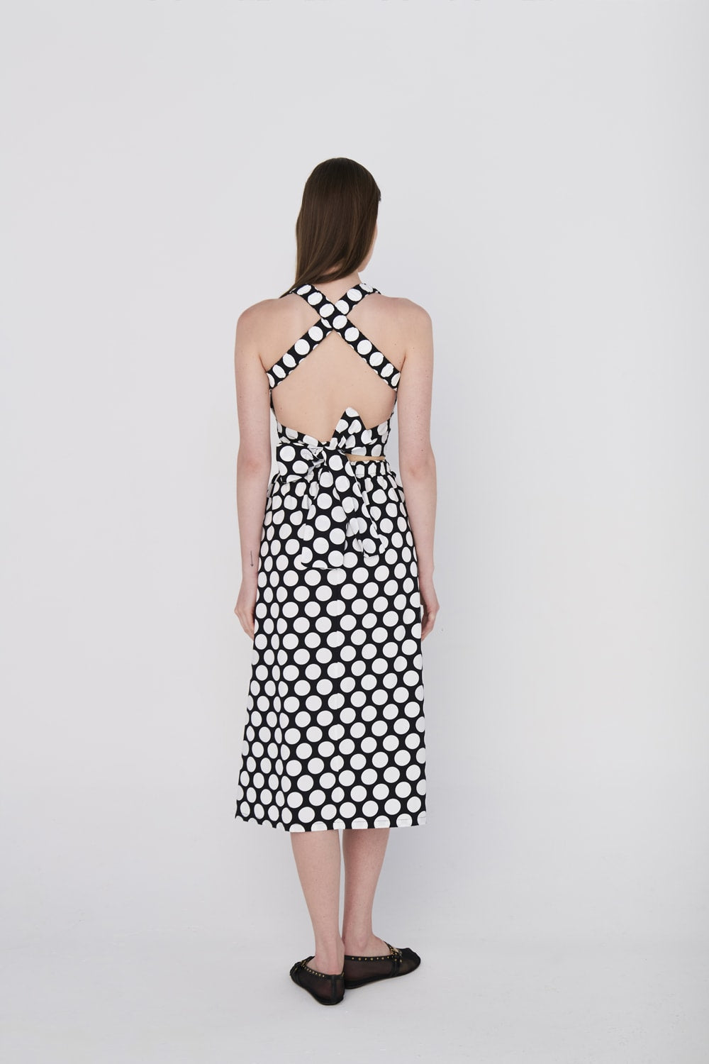 Matsumoto Sırt Lastik Detaylı Elbise - 2