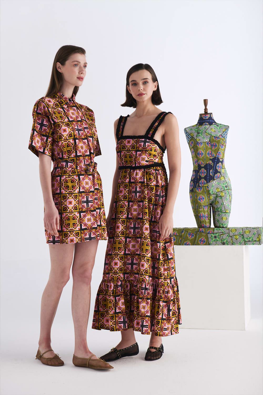 Venezia Sırt Detaylı Arkadan Bağlamalı Elbise - 1