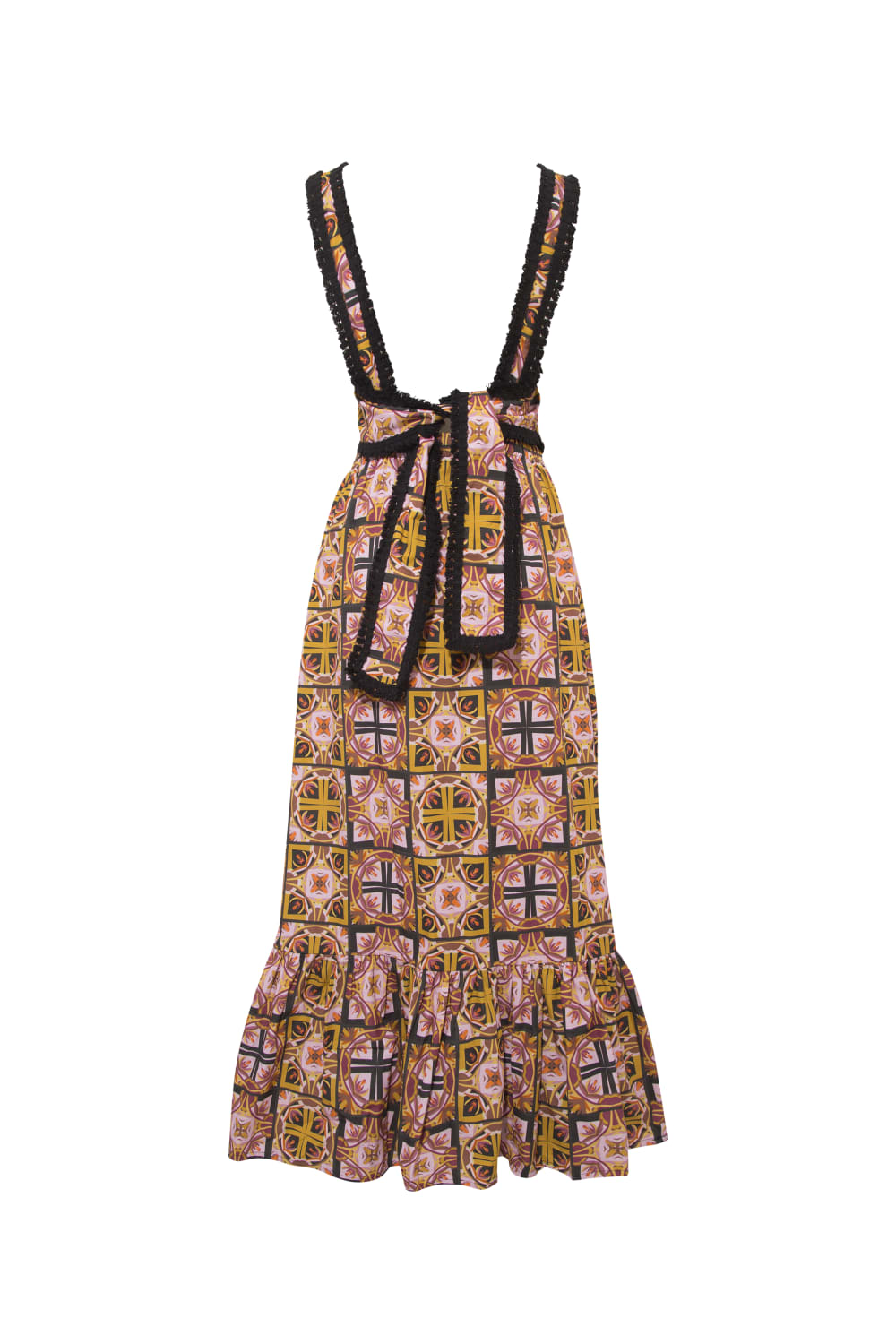 Venezia Sırt Detaylı Arkadan Bağlamalı Elbise - 5