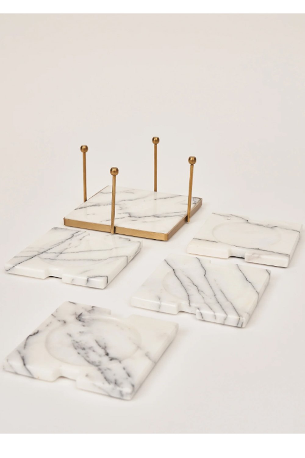 Timeless Lilla Mermer Bardak Altığı - 4