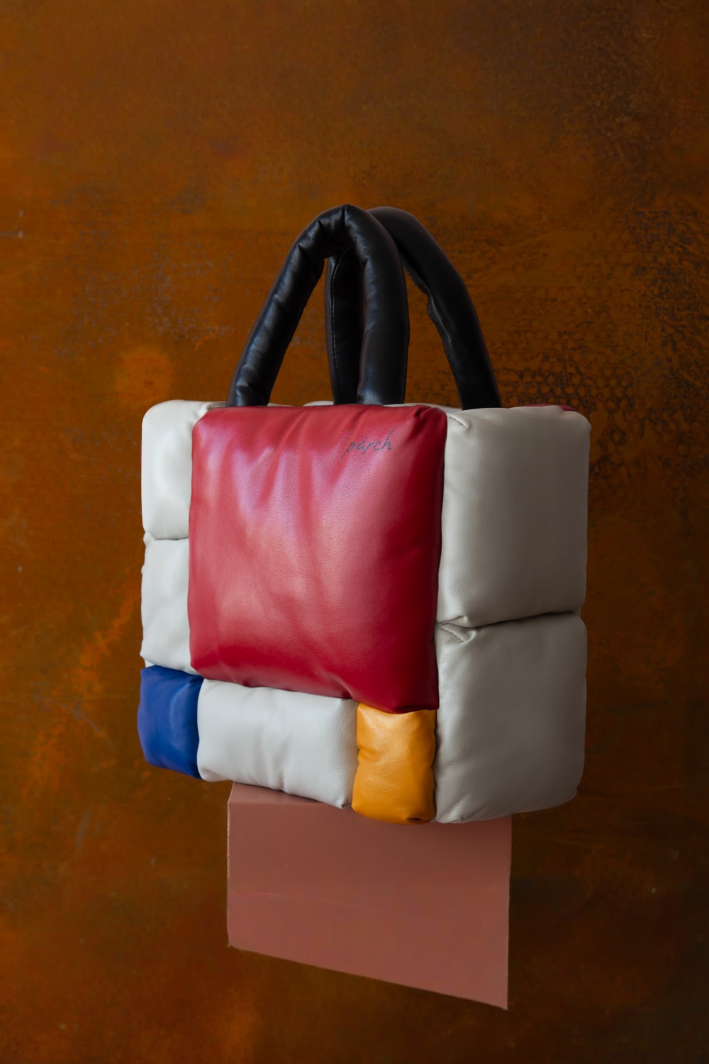 Renkli Deri Tote Çanta – El Yapımı Omuz Askılı Deri Çanta - 2