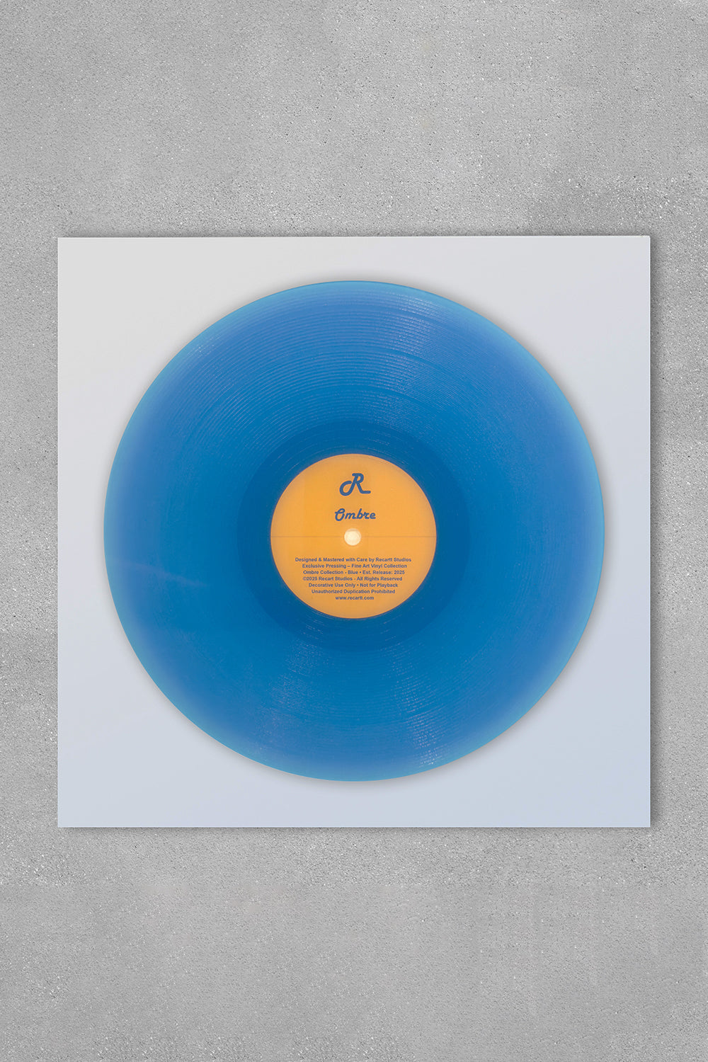 Ombre - Plak - Duvar Dekorasyonu - Mavi - 0