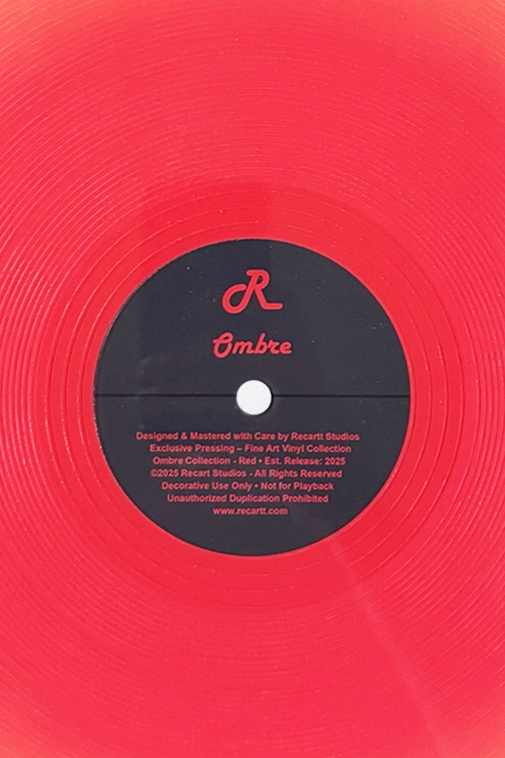 Ombre - Plak - Duvar Dekorasyonu - Kırmızı - 2