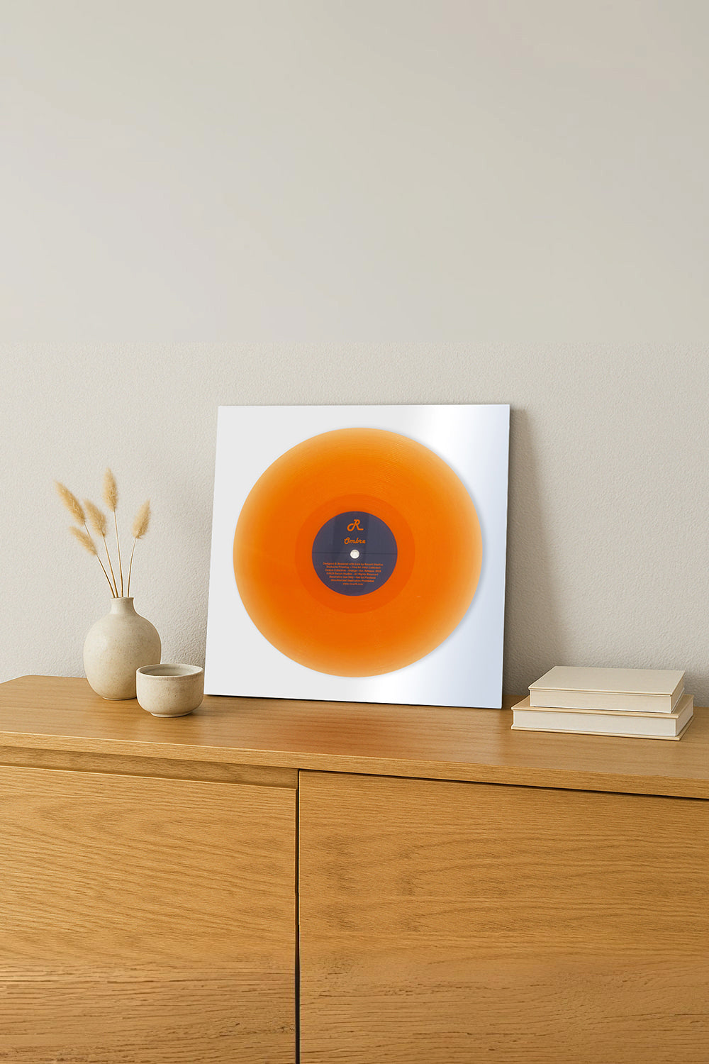 Ombre - Plak - Duvar Dekorasyonu - Turuncu - 1