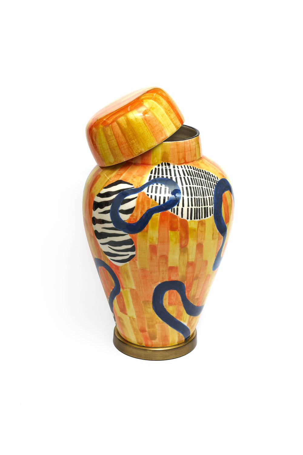 Zebra Desenli Vazo - 1