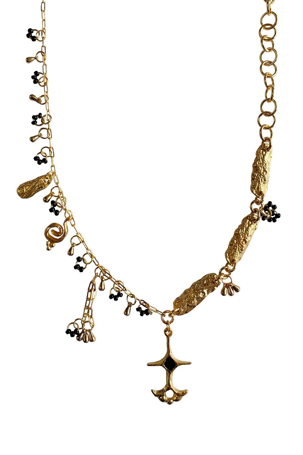 Enuma Kolye Gold Siyah - 1