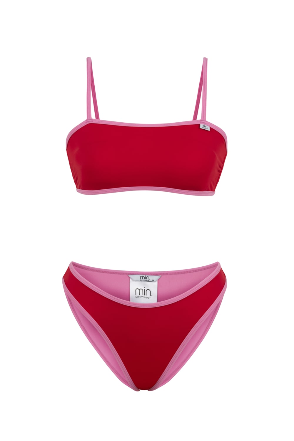 Everywhere Kırmızı Düz Bikini Takımı - 0