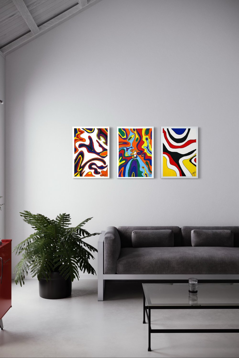 The Inner Odyssey Tablo 3'lü Set - 12