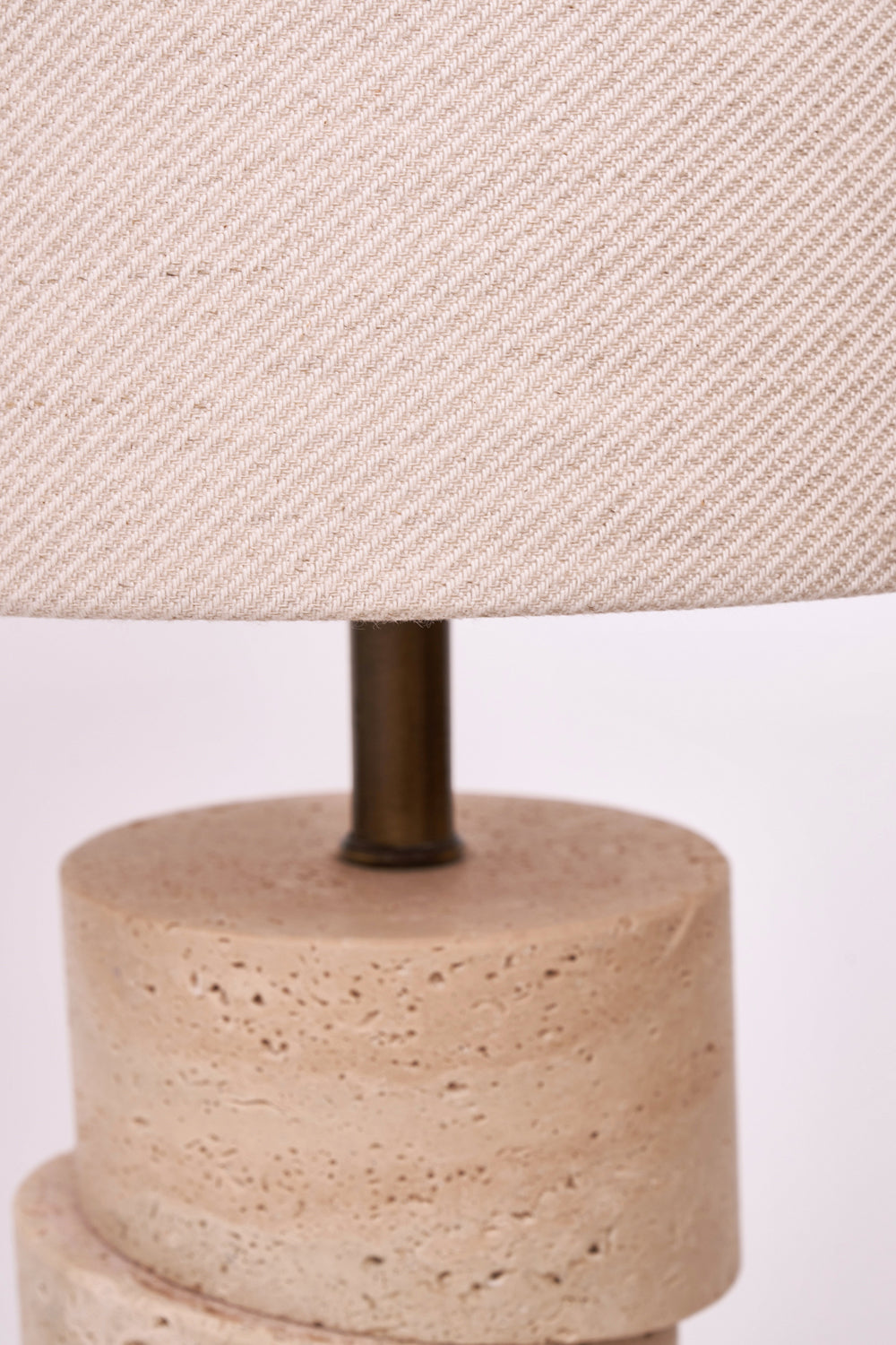 Crimp Vertino Traverten Abajur - 3