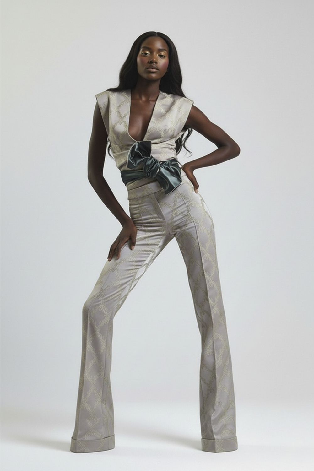 Limited Edition Corisca - Altın Rengi Pantolon - 0