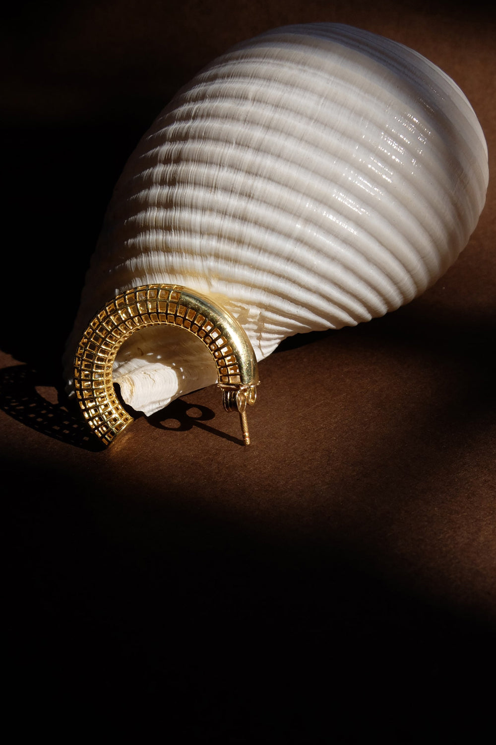 Luki 14 Ayar Mikro Altın Kaplama Gümüş Halka Kadın Küpe - 2