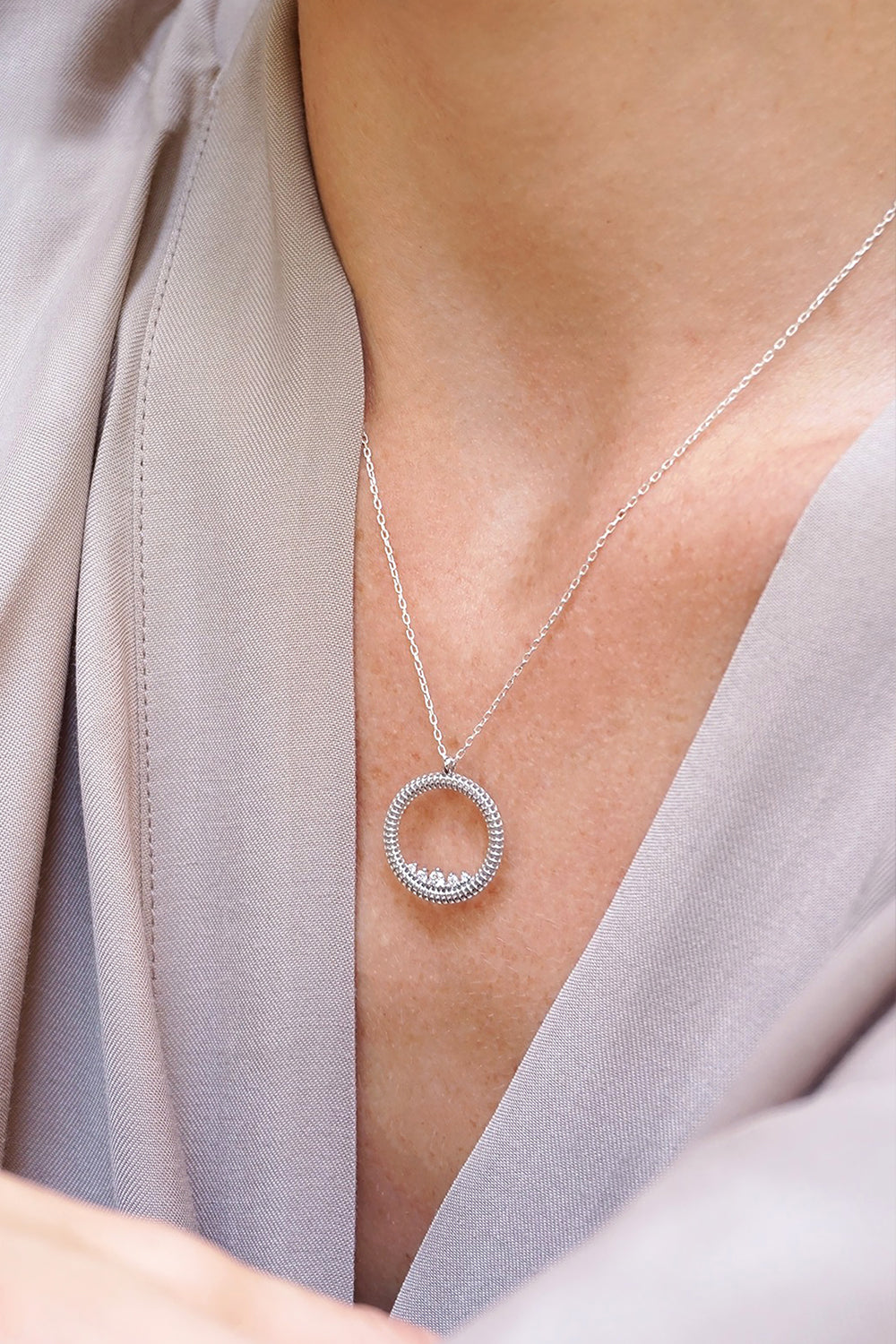 Maxi Princess Semita 925 Ayar Gümüş Kadın Kolye - 1