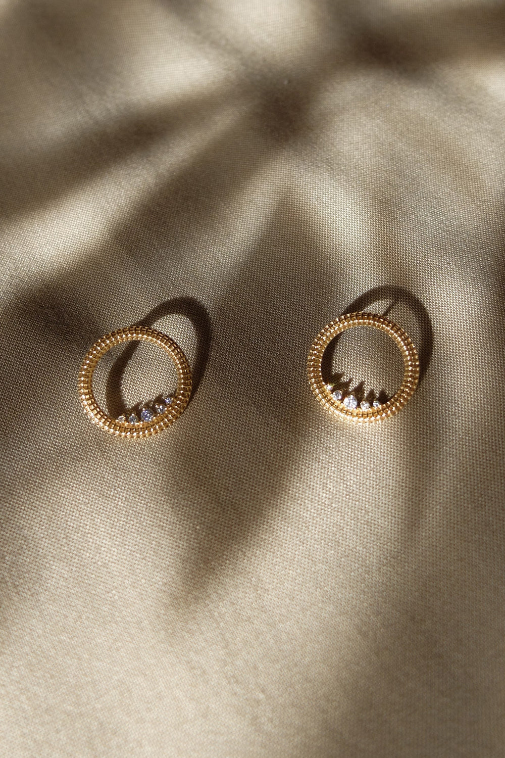 Maxi Princess Semita Altın Kaplama Küpe - 2