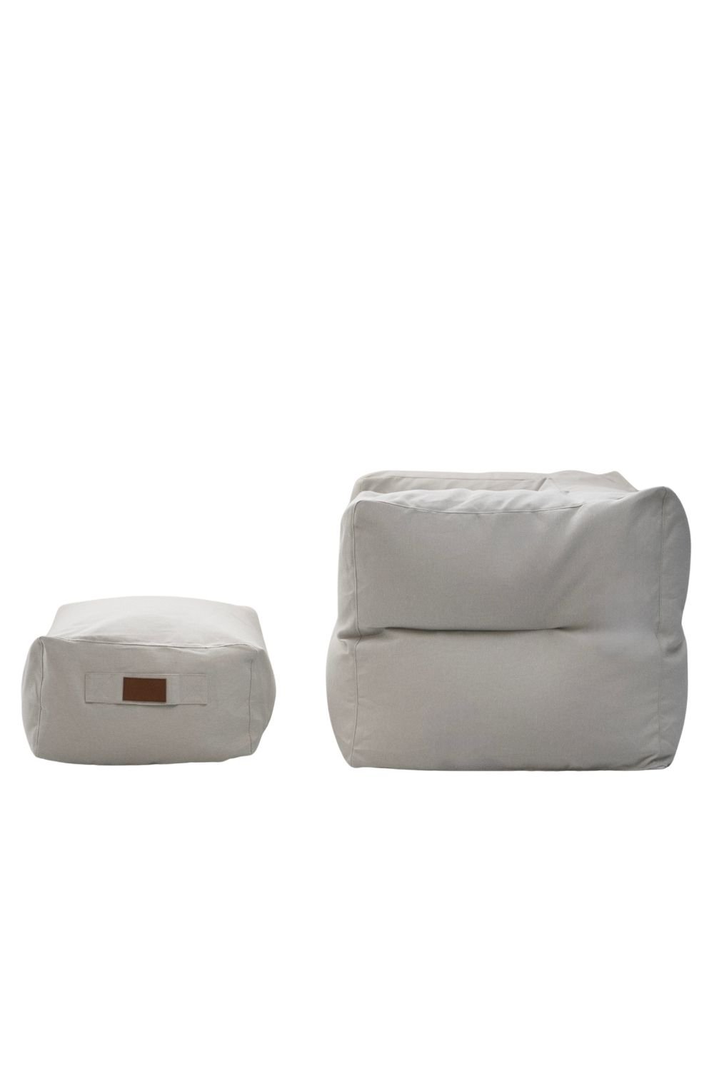 Urla Lounger Koltuk & Puf | Krem Renkli Modern İç Ve Dış Mekân Koltuğu - 1