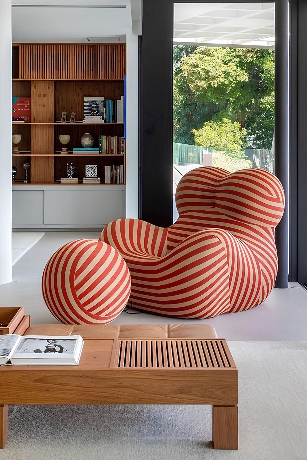 La Mamma Up50 Replika Berjer | Kırmızı Konfor Ve Sanatın Buluştuğu İkonik Koltuk - 0