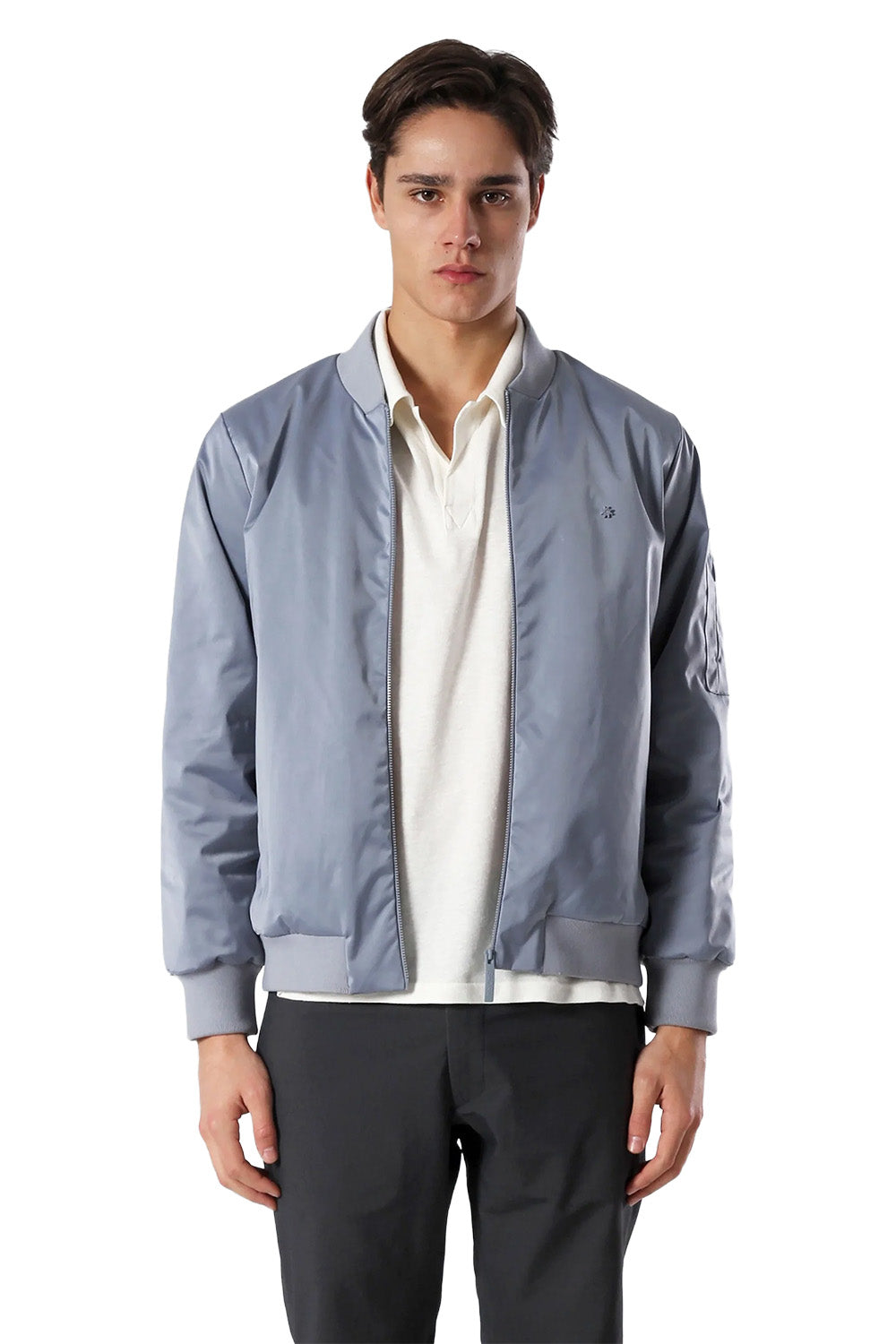 Saten Bomber Ceket - 0