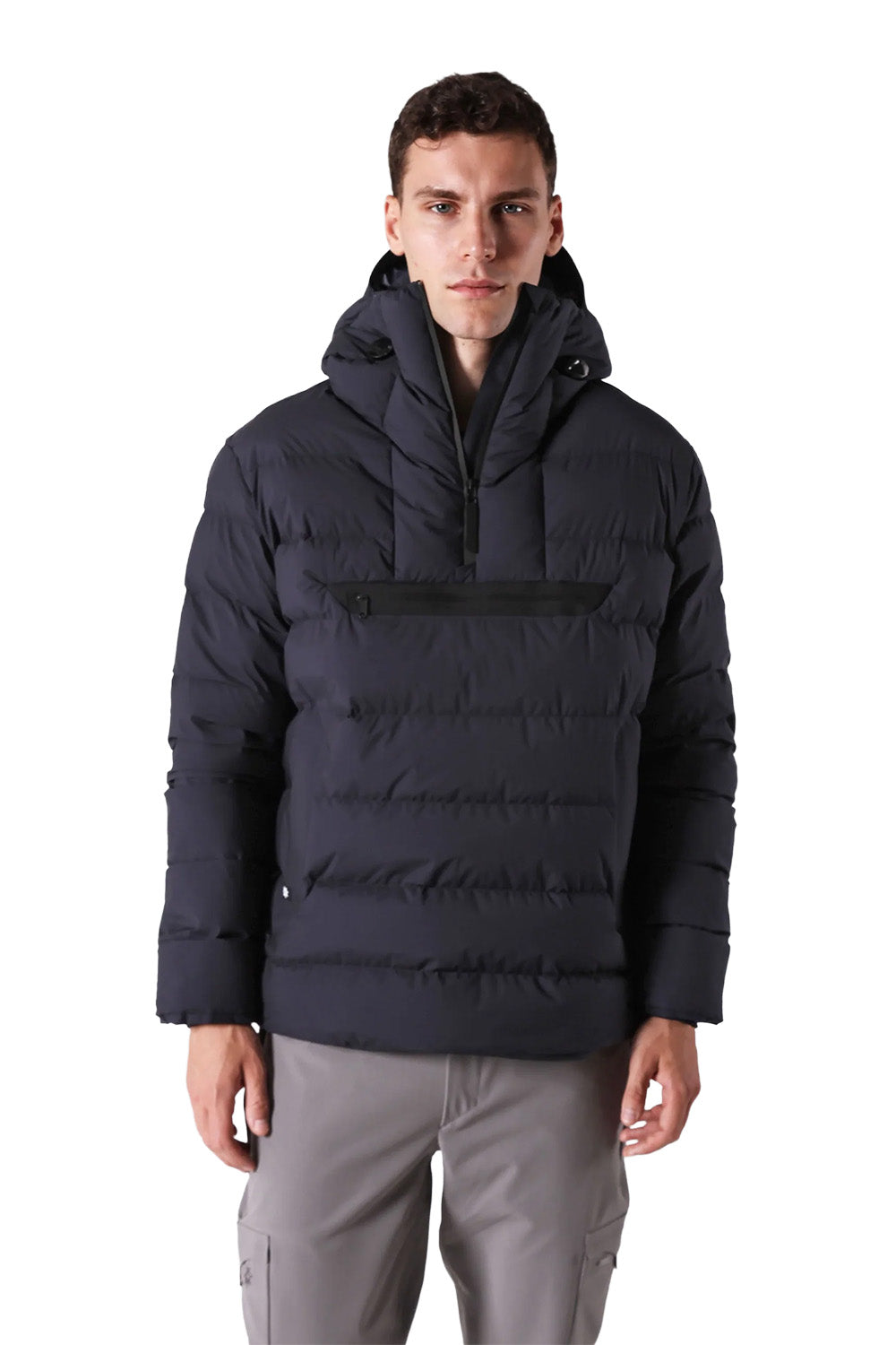 Half Zip Voyager Kaz Tüyü Mont - 0