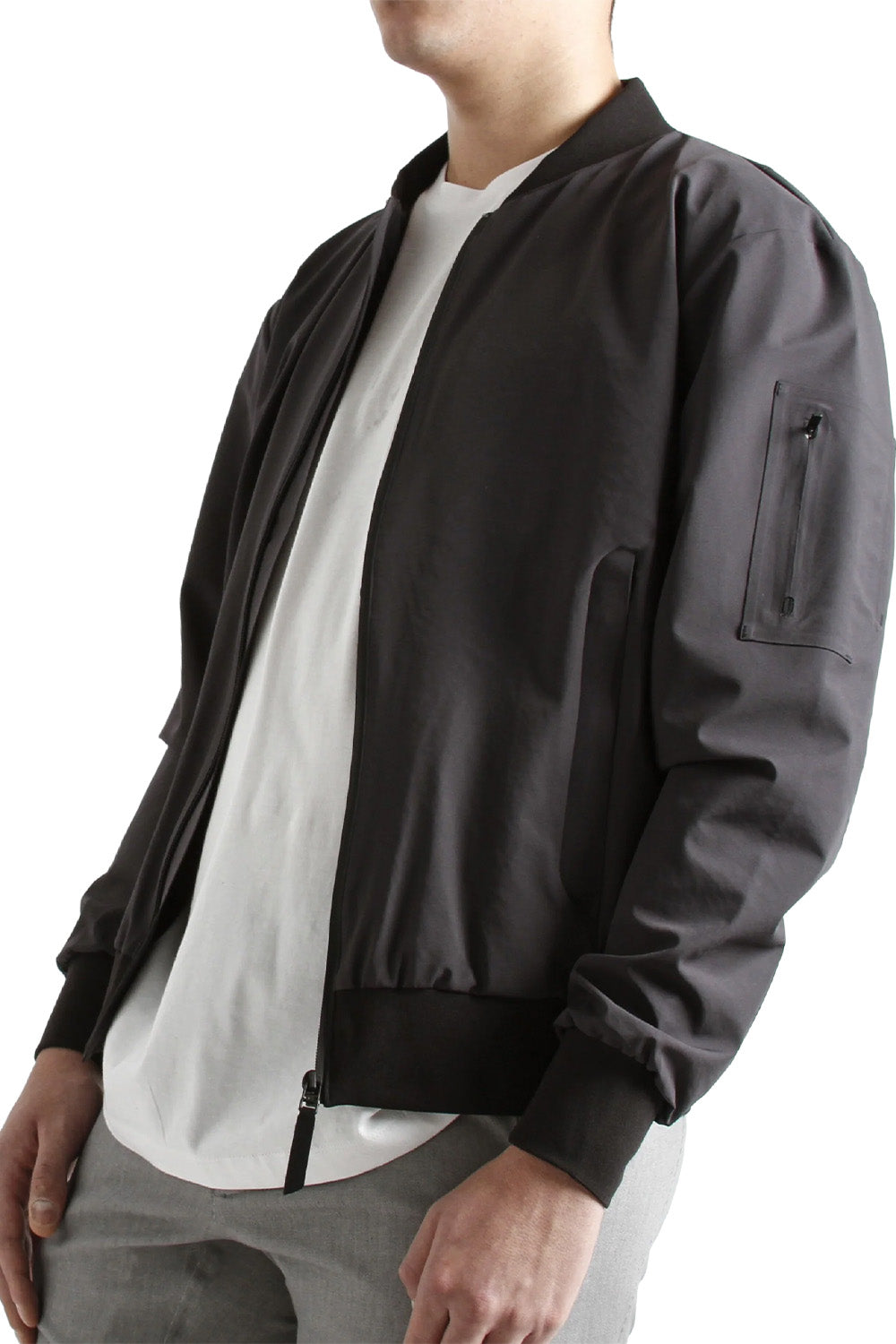 Dokulu Insulated Bomber Ceket - 3