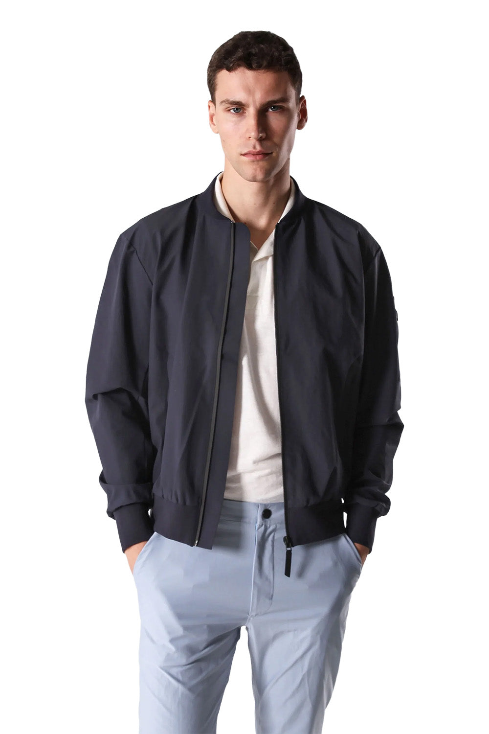 Dokulu Insulated Bomber Ceket - 0