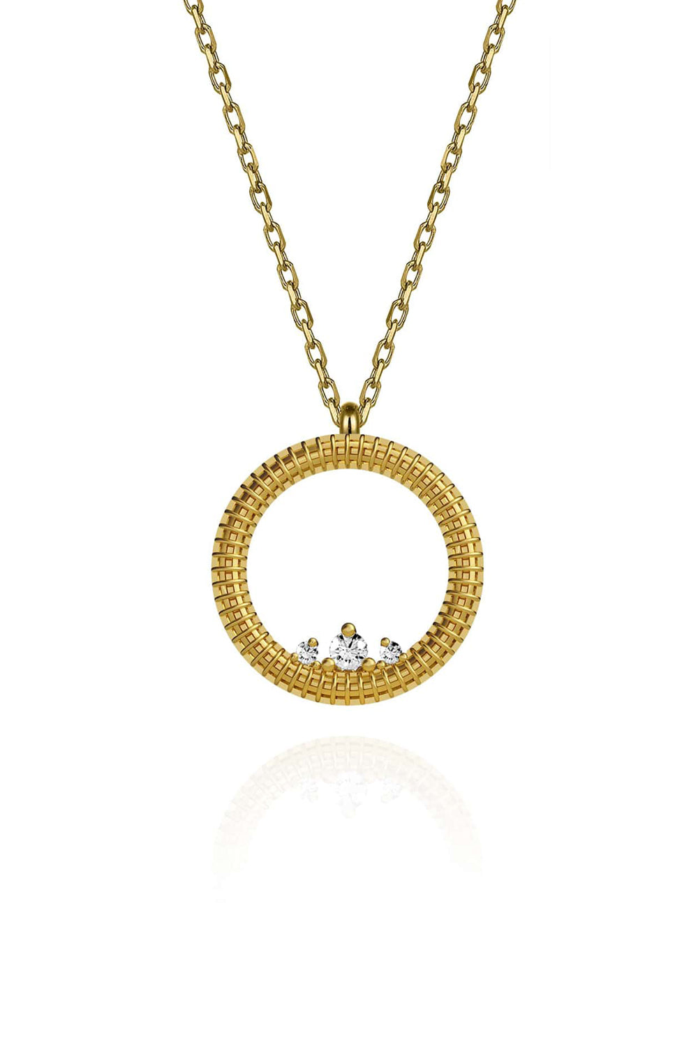 Midi Princess Semita Altın Kaplama Gümüş Kadın Kolye - 0