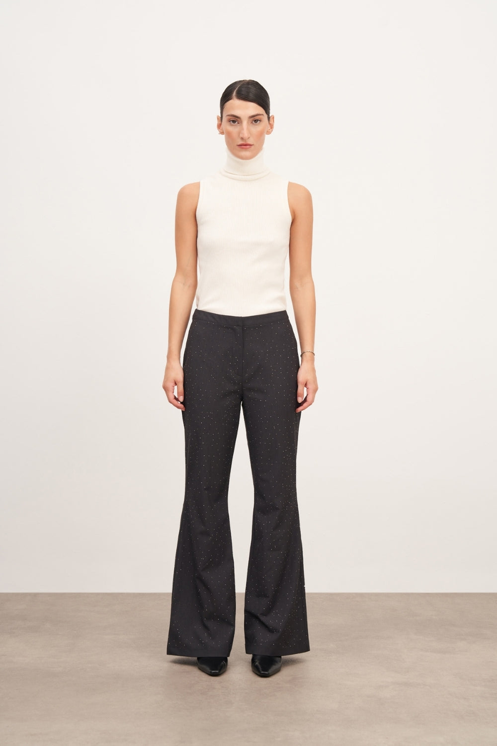 Füme Flare Kesim Pantolon - 2