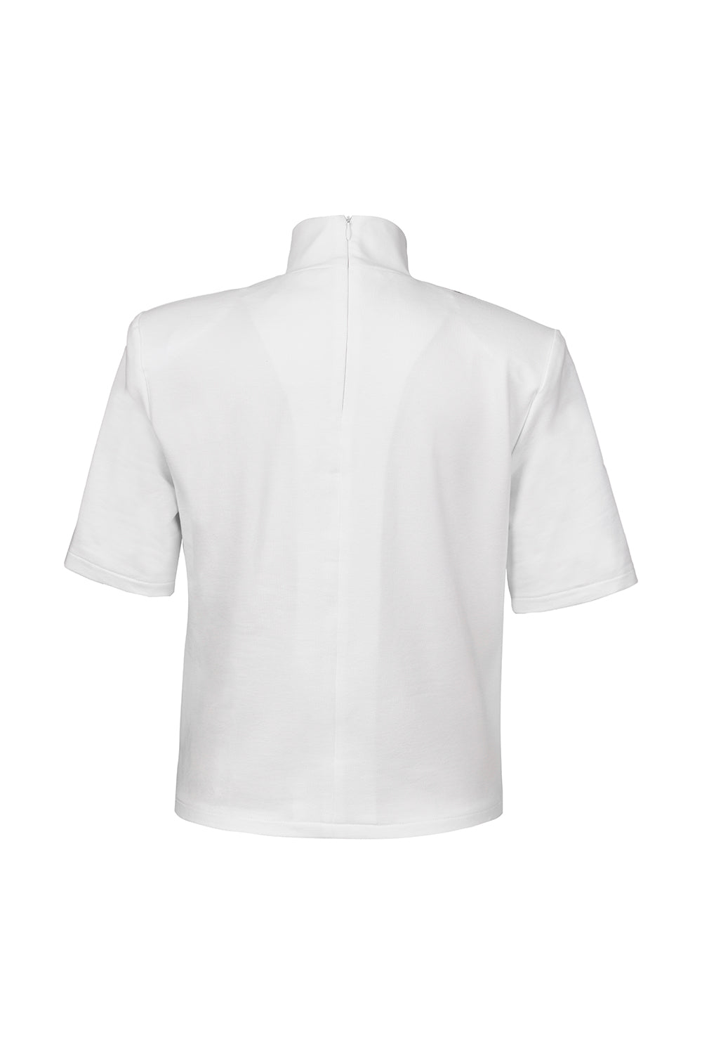 Vatkalı Dik Yaka Tshirt - 1