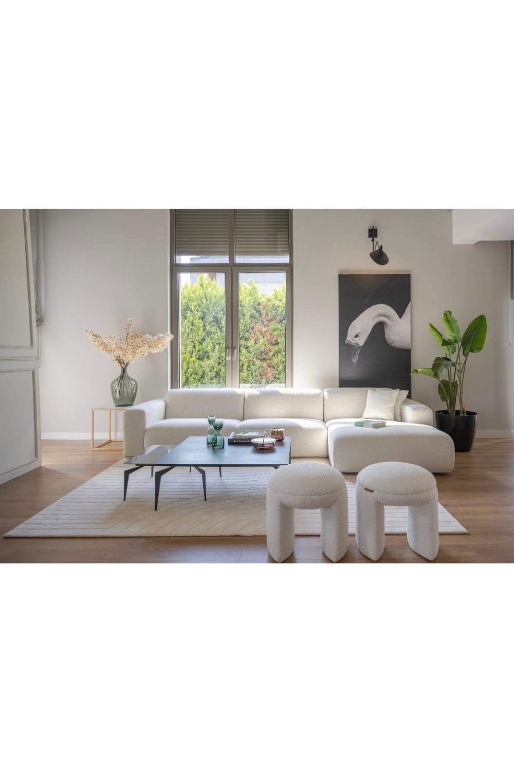 Macaron Puf | Krem Renkli Konforlu Oturma Minderi - 4