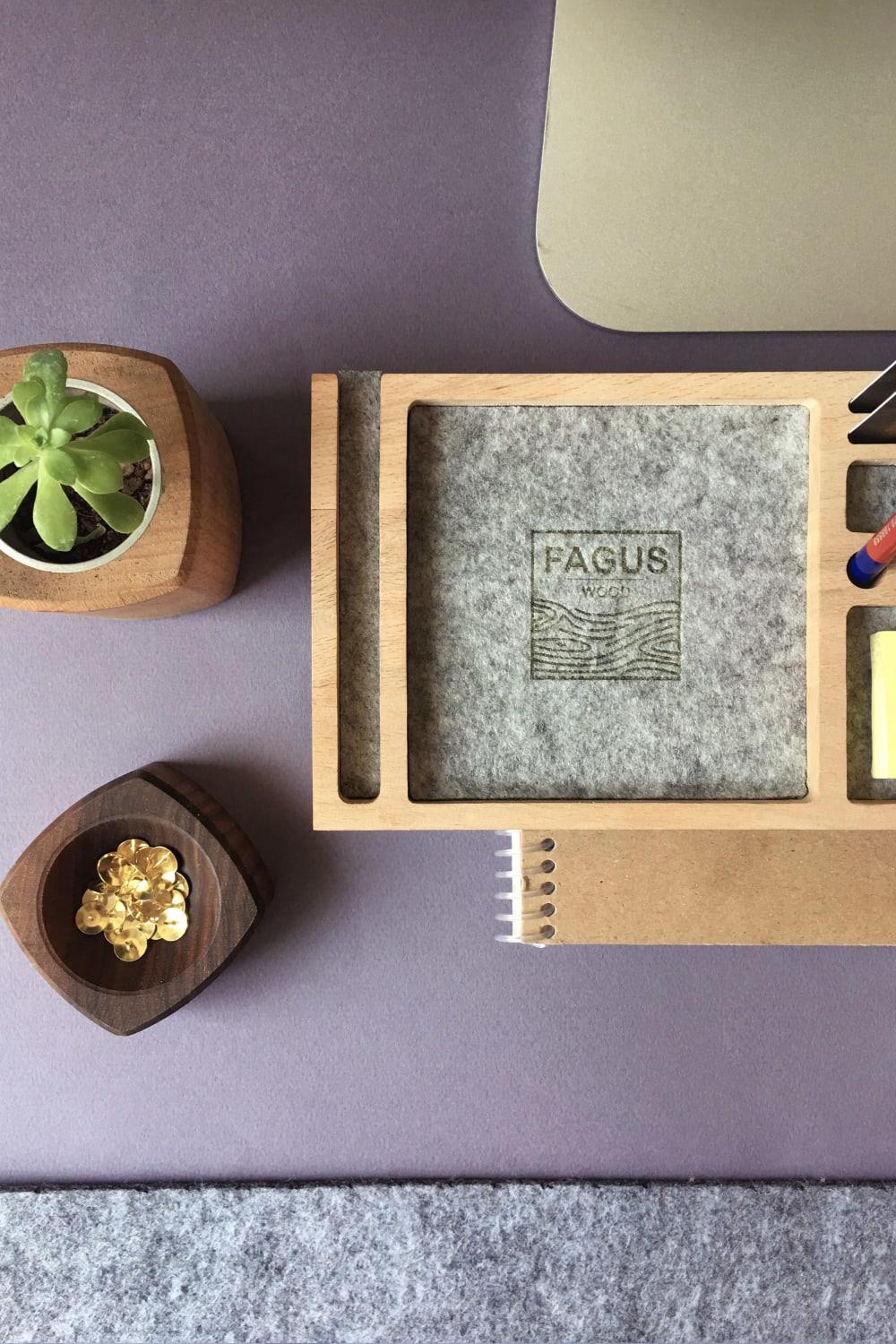 Mini Sharpy Masa Düzenleyici (Gri) - 8