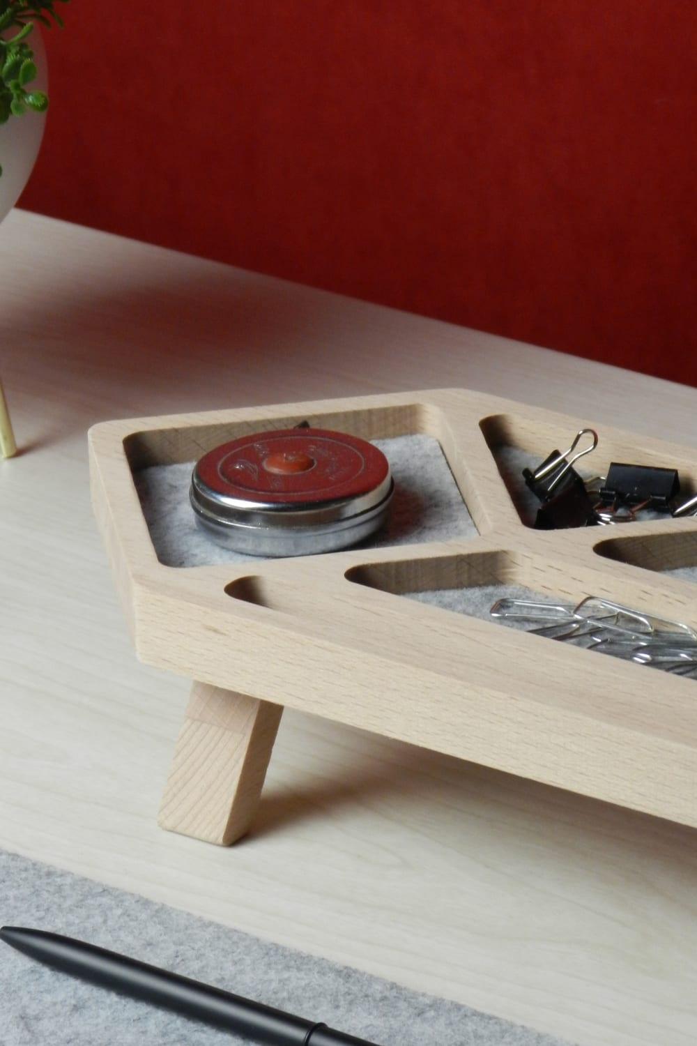 Mini Slash Masa Düzenleyici (Gri) - 3