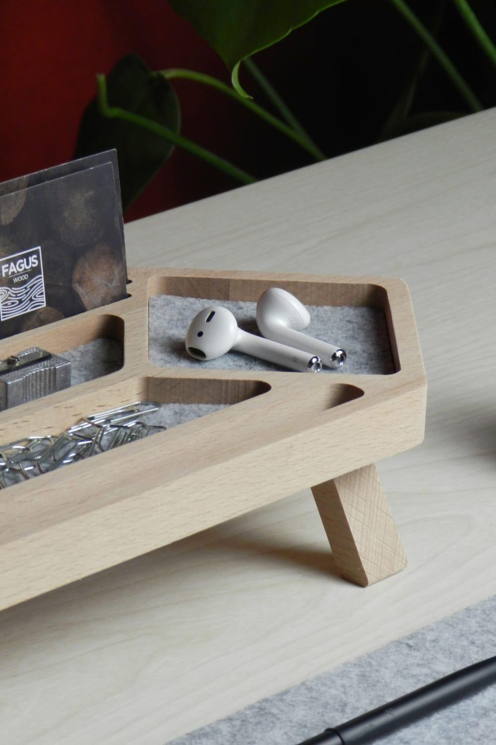 Mini Slash Masa Düzenleyici (Gri) - 5