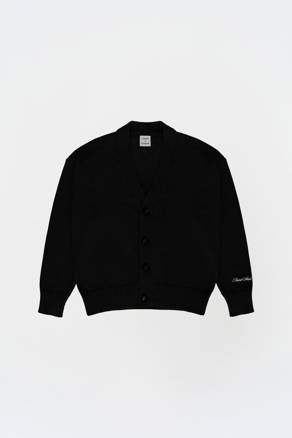 Nakışlı Siyah Hırka - 0