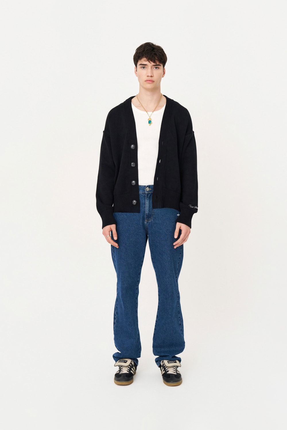 Nakışlı Siyah Hırka - 5